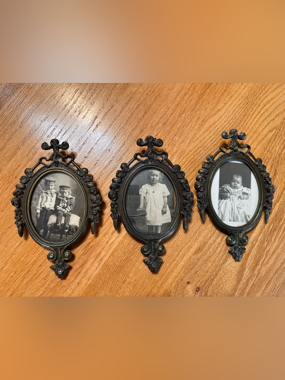 Ornate Vintage-Style Italian Decorative Wall Frames, Set of 3
